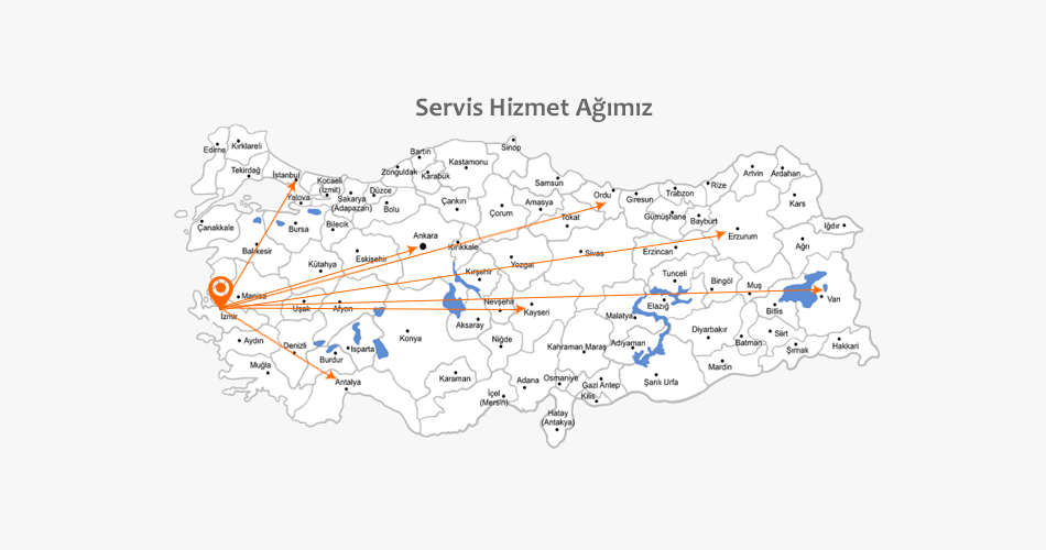 Esa Güvenlik Servis Ağımız